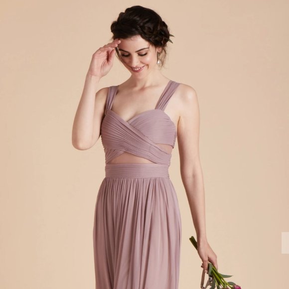 Small Birdy Grey Elsye Bridesmaid Dress Mauve - Picture 3 of 3